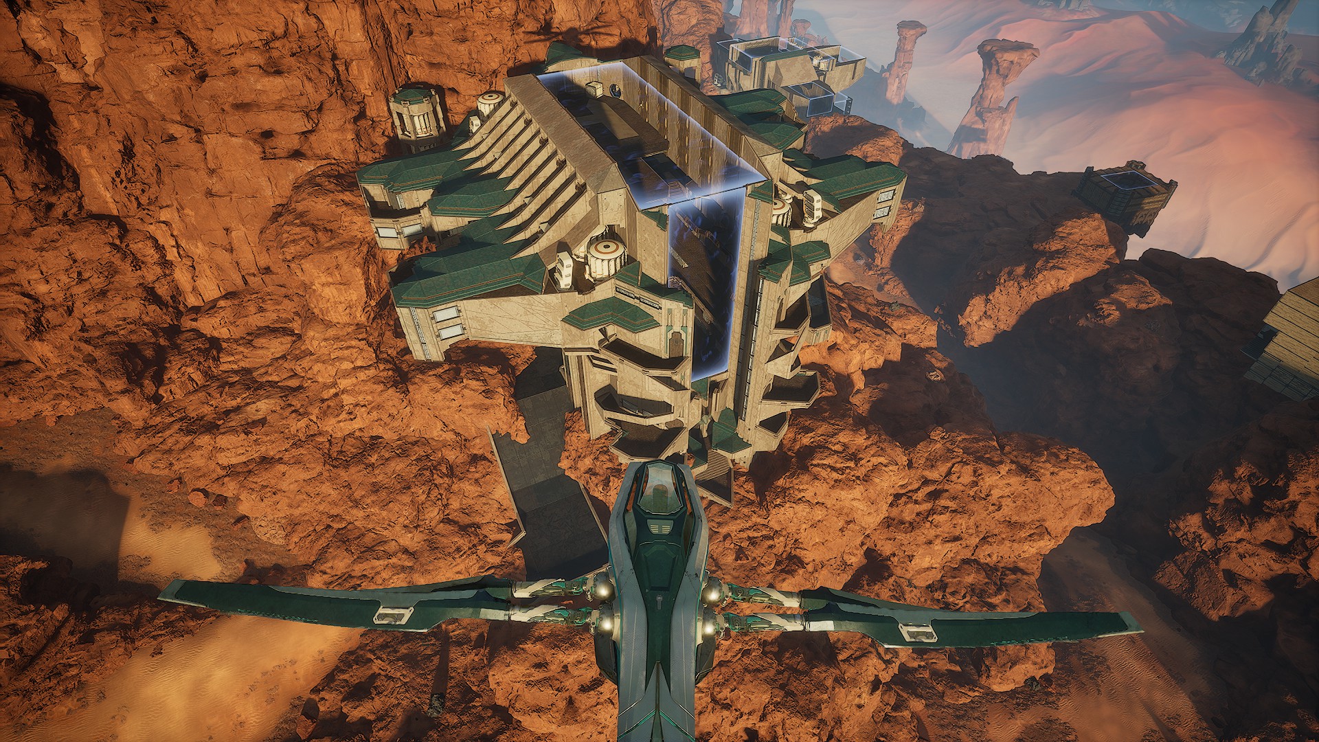 Broadwing Bastion top-down exterior view