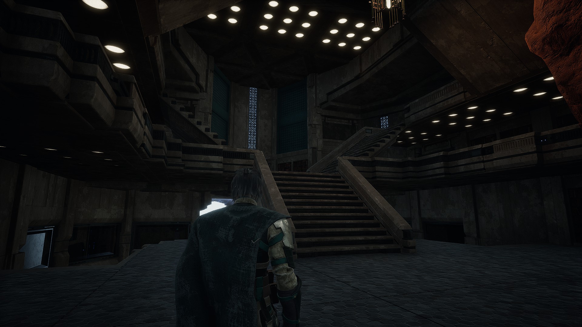 Clifftop Claymore stair circulation