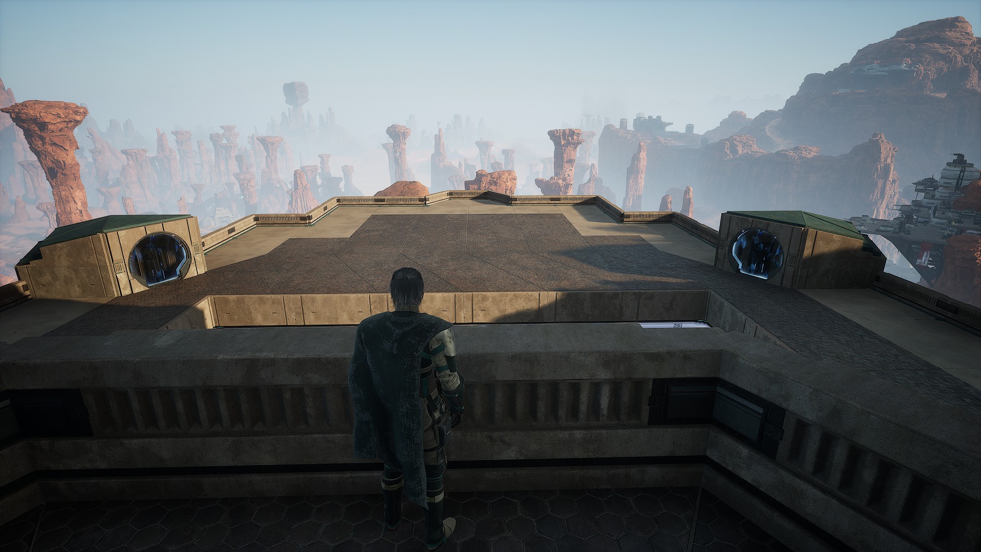 Clifftop Claymore upper deck canyon view
